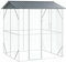 vidaXL Voliere Anthrazit 210x227x247 cm Stahl