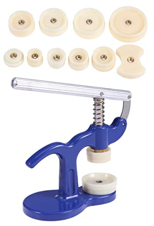 TOGEVAL Watch Press Set for Watch Repair Sturdy Back Case Closer with Scratch Abs Dies Compatibility for Home and Professional Use