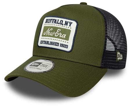 New Era Trucker Cap A-Frame – Sommer Mesh Cap mit Logo-Patch vorne – Stylische Snapback Cap für Herren & Damen – Verstellbar