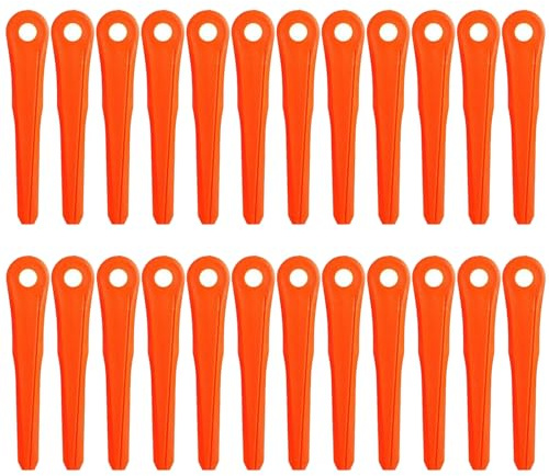 Chuancheng Lot de 24 lames en plastique 4002 007 1000 pour têtes de débroussailleuse Stihl Polycut 6-2, 6-3, 7-3, Polycut 28-2, 48-2, 47-3
