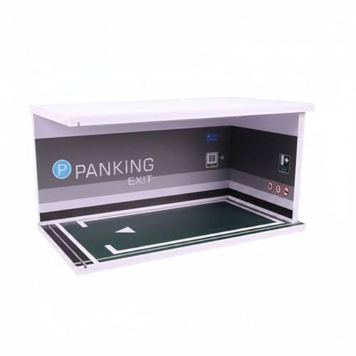 JunZheHub Vehicle Display Decorativa per Modello Auto 1 18 con Scenario Garage di Illuminazione Incorporato E Dettagliato Adatta a Esposizione su Mensola O Scrivania E