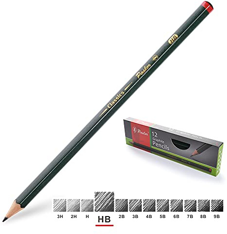 Pasler® Professional Graphic Sketching Drawing Pencils 12 Count (HB)