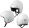 Casco Moto Jet Omologato ECE 22-06 Bianco custom scooter naked style tg.S