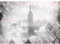 Runa Art Fototapete New York Abstrakt 352 x 250 cm Vlies Tapeten XXL Moderne Wandtapete Wohnzimmer Schlafzimmer Rosa Grau 9351011c