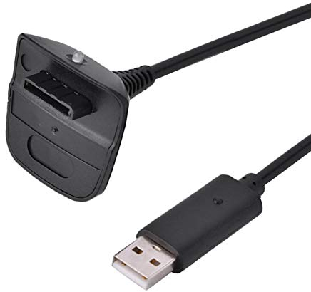 Ymiko pour pour Manette sans Fil 360 Chargeur USB Câble De Rapide, Cuivre (Noir)