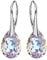 Panda-Jewellery Ohrringe Silber 925 Hängend - Kristallohrringe mit Kristallen in Form eines Tropfens (Vitrail Light)