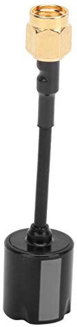 RHCP-Antenne, 5,8 GHz 2,8 dBi Hochleistungsantenne Langstrecken-Quadcopter-Renndrohne RC-Ersatz(Schwarzes RP-SMA)