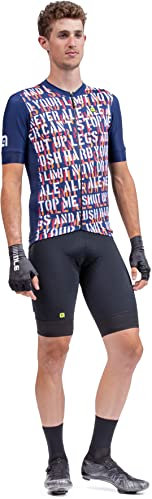 Alé Cycling Herren Solide Fahrt Kurzärmliges Jersey, Orange, M