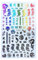 Chinese Styles Lucky Dragon Art Decoration Stickers , Decals Nail Art Sticker 3D Decals Nail Art(4,Multicolor)