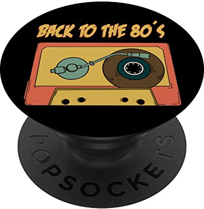 Cassette Music 80s Record Player Pop Style PopSockets Swappable PopGrip