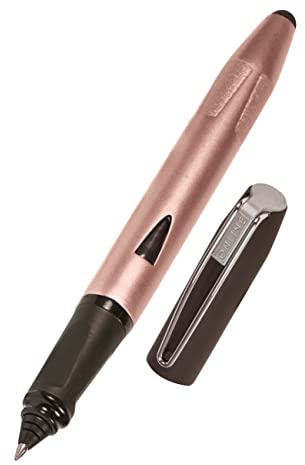 Online Rollerball Switch Plus, Tinten-Rollerball und Touchpen für Tablets und Smartphones in einem, Multifunktions-Stift für Büro oder Grundschule, Standard-Tintenpatronen, Rosegold, Rollerballspitze