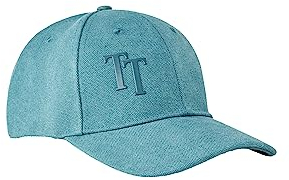TOM TAILOR Herren 1038409 Kappe mit Logo, 32506-dusty Dark Teal, OneSize