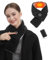 FERNIDA Beheizter Schal, Heizschal mit 4000mAh Batterie für Damen Herren, USB Electric Winter Schal Windschutz Nackenwärmer