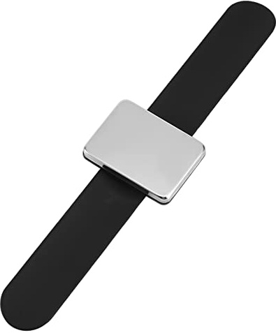 Magnetischer Nadelhalter Armband für Quilten Nähen Friseure Bobby Pin Halter zur sicheren Aufbewahrung von Haarnadeln und Nähnadeln Schwarz Modell 3