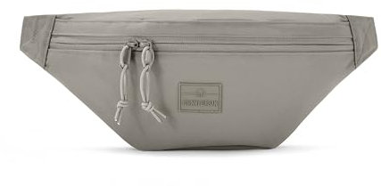 Johnny Urban Bauchtasche Damen & Herren Grau - Erik Large - Große Gürteltasche Mit Flexiblem Gurt für Festival - Crossbody Brusttasche Stylisch - Wasserabweisend