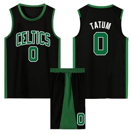 2-Teiliges Kinder/Erwachsener Basketball Jersey Shirt und Shorts 2024, Kinder/Erwachsener Basketball ärmellose Anzug, Kinder/Erwachsener Basketball Jersey & Basketball Shorts Schwarz XXL