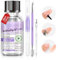 SAVILAND 30ml Nail Glue Remover: Gentle Removal False Nail Remover for Press on & False Nails Castor Oil & Vitamin E Press on Nail Remover with Cuticle Oil Pen Cuticle Pusher Fork Essential Tools