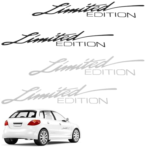 4 Limited Edition car stickers