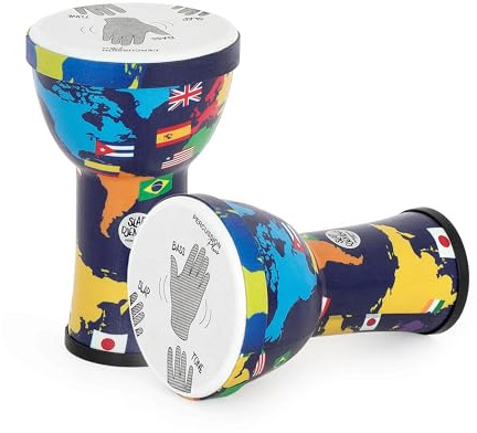 Percussion Plus World Slap Djembé pré-accordé – 15,2 cm (tête)