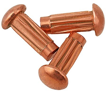 Nieten, Nieten for Metall, Aluminium-Schildniete, M2 M2, 5 m3 m4, Rollenniete, Typenschild-Marken-Vollniete(M2*4 Copper [200pcs])