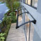Veranda-Markise Für Den Außenbereich, Große Dachrinne Für Den Garten Im Freien, Modernes Design, UV- Und Regensicheres Dachdach, Geeignet Für Veranda/Terrasse/Fenstertür (65x250cm/26x98in,A)
