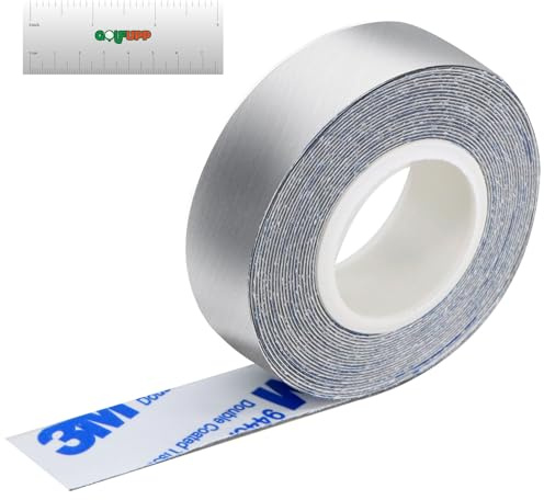 Golfupp 0,5 Gramm pro Zoll Bleiband Selbstklebend – 1/2'' x 100'' Klebeband für Golf, Tennisschläger, Pickleball Paddel – Erhöhen Sie das Schwinggewicht, Golf Zubehör & Golf Trainingshilfen