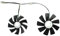 BDAKQJV Carte Graphique Ventilateur de Refroidissement 87MM GA92S2H 100MM GAA8S2H GAA8S2U 4 Broches for Carte Graphique GTX 1060 1070 Ti Mini HA 1080 Ti(Fan - 2PCS)