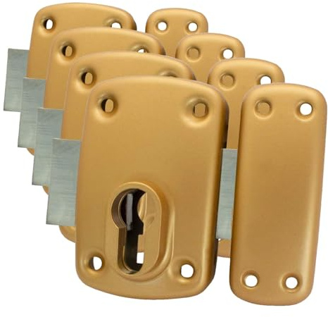 Serrure de sécurité IFAM X5 Recouvrir Marron Acier 110 mm (Lot de 4)
