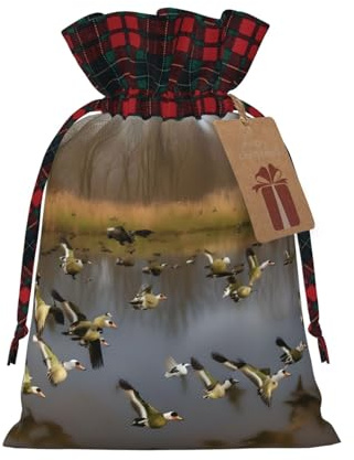 Wiederverwendbare Geschenktüten mit Jagdmotiv, mit Kordelzug, Partyzubehör, vielseitig einsetzbar