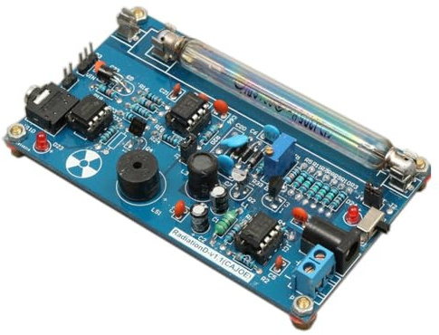 YGBWAOV di Rilevamento Delle Radiazioni Tubo Rilevatore di Radiazioni Nucleari Kit Contatore Geiger Fai da Te Assemblato (Test di Assemblaggio Completato)