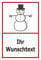 Melis-Folienwerkstatt Schild Winterdienst Wunsch-Text - 30x20cm - Bohrlöcher - 3mm Aluverbund – 20 VAR S00018-111-B