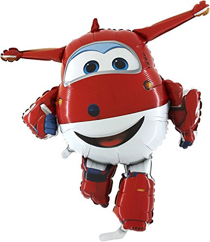 Super Wings Jett Flugzeug Folienballon