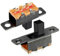 sourcing map 20stk 4mm Vertikaler Schiebe Schalter DPDT 3 Terminals PCB Panel Verriegelung DE de