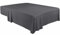 Utopia Bedding - Bettlaken ohne Gummizug - Betttuch 167 x 243 cm - Laken für Bett 90 x 190 cm - Flaches Blatt weiche gebürstete Mikrofaser - Grau