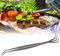 2 in 1 Edelstahl Bonsai & Gartengerät Wurzel Rechen + Pinzette für Gartenpflanzen Blumen