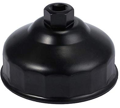 DEDC 86mm Ölfilterschlüssel Ölfilterkappenschlüssel Ölfilterschlüssel Auto passend für N20, N26, N51, N52, N54, N55, N63, N74, S55 und S63 Motoren