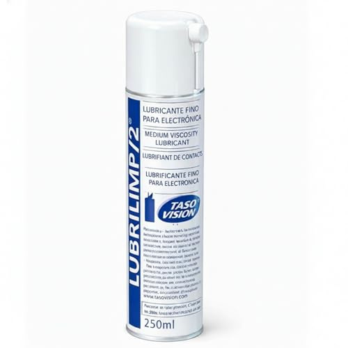 CABLEPELADO Spray Lubricante Fino para Electrónica 250 ml – Protección contra Desgaste y Oxidación – Ideal para Mantenimiento y Reparación – Lubrilimp (Residuo 2)