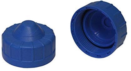 2 x Ventilschutzkappe Handregler Handregulierkappe Bauschutzkappe, blaue sehr stabile Ausführung, M30 x 1,5