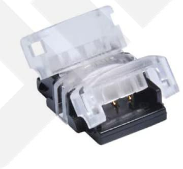 INVISIBLE LED-Verbinder, 3 polig, 10 mm Breit, Flach auf Strip
