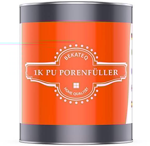 BEKATEQ 1K PU Porenfüller für Steinteppich außen, UV-fest, 1kg farblos glänzend - kein Vergilben, elastisch, abdichtend, einfache Verarbeitung BK-669PU