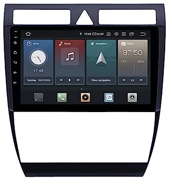 Kompatibel mit Audi A6 C5 4B 9 Touchscreen Android Autoradio GPS Navi CarPlay WiFi 4G SIM