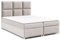 Best for Home Boxspringbett mit Bettkasten Trinity K-13 Bonellfederkern inkl. Topper 180x200 Creme