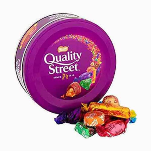 Quality Street 410 g – bunte Pralinen- und Toffee-Mischung von Nestlé zum Teilen, Verschenken und Genießen
