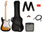 Squier by Fender Sonic Stratocaster Electric Guitar Pack, Maple Fingerboard, 2-Colour Sunburst, Gig Bag, Squier Frontman 10G Amp - 230V EU, Inklusive kostenloser virtueller Kurse auf Fender Play