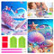 GAROMIA Diamond Painting 2 Stück 5D Diamant Painting Erwachsene Seesterne Diamond Painting Full Set für Kinder Diamond Painting Erwachsene Kinder Home Decor Geschenke 30 x 40 cm