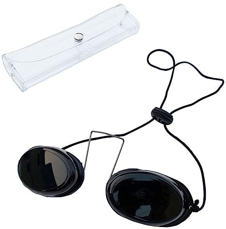 BuWiz Beauty Patient Protective Goggle for IPL,Laser,LED,UV Lamp Treatment,without Blocking Light,Transparent