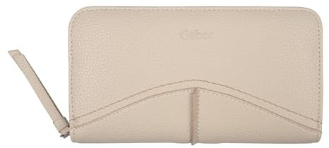 Gabor bags Lania Damen Geldbörse Portemonnaie Reißverschluss Groß Weiß