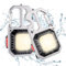 JIZZU 2Pcs Mini Torcia LED, Portachiavi Luce da Lavoro Portatile 1000 Lumen USB Ricaricabile,6 Modalità, Ricaricabile e Impermeabile, Gadget Impermeabile per Illuminazione di Emergenza, Campo