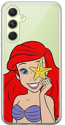 ERT GROUP Handyhülle für Samsung A54 5G Original und offiziell Lizenziertes Disney Muster Ariel 009 optimal an die Form des Handy angepasst, teilweise transparent