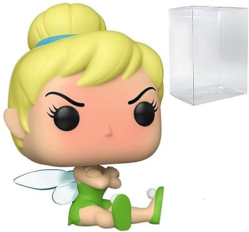 POP Disney Classics: Grumpy Tinker Bell #1198 - Figura de vinilo exclusiva de edición limitada de Chase Funko (incluye funda protectora de caja compatible), multicolor, 3.75 pulgadas